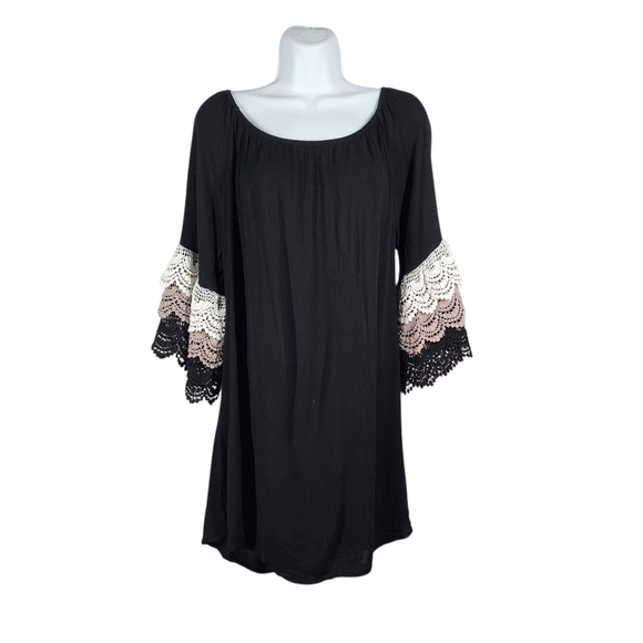 UMGEE BOHO CROCHET SLEEVES DRESS - Picture 2 of 10